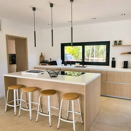 Villa Juca, 10 Pers, Piscine Chauffee, 10 Minutes Cirendinu