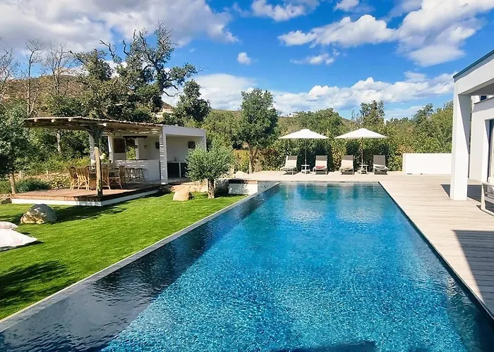 Villa Juca, 10 Pers, Piscine Chauffée, 10 Minutes Cirendinu